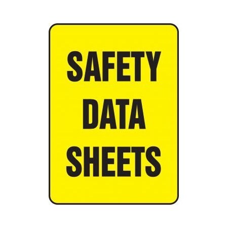 SAFETY SIGN SAFETY DATA SHEETS 14 In  X MCHM517XL